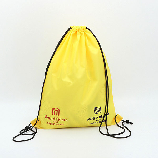 Polyester cloth drawstring laundry bag,custom string bags