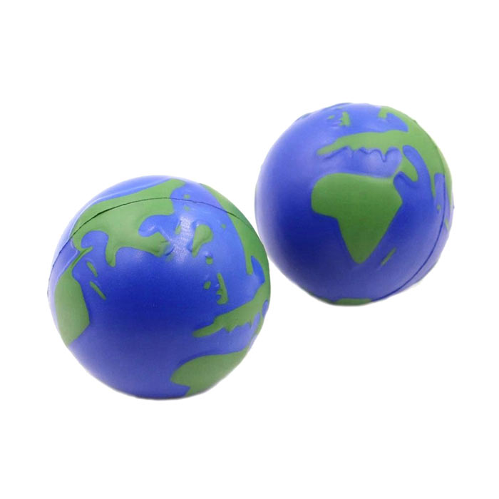 Wholesale custom earth pu anti stress ball for promotional gift