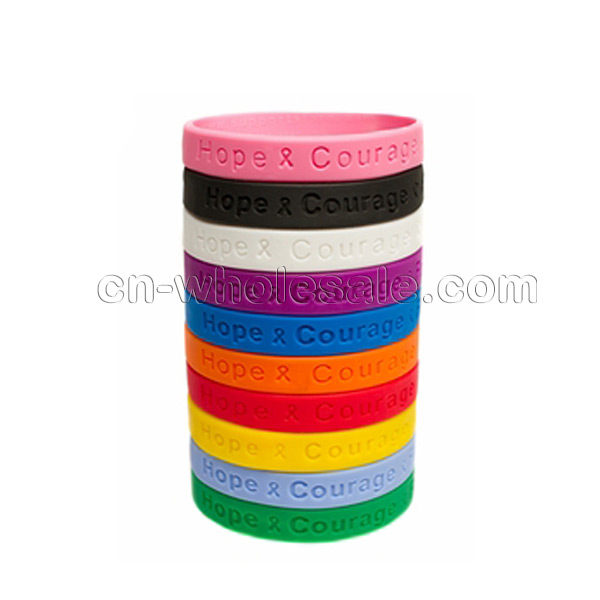 Custom Cheap promotional fitness silicone bangle, hot rubber wristband