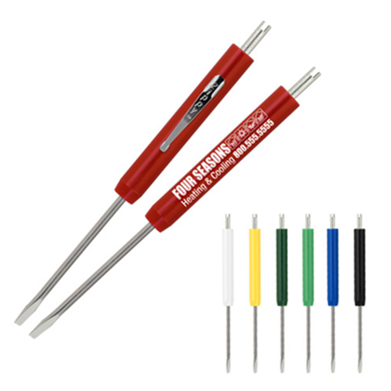 Custom printed phillips head screwdriver,pocket clip screwdriver