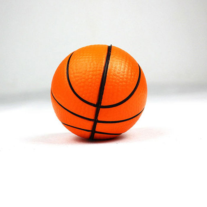 63mm PU foam stress balls for kids | custom basketball stress balls