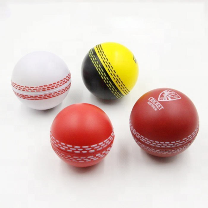 High quality children stress relief toy ball buy pu foam cricket stress balls from China