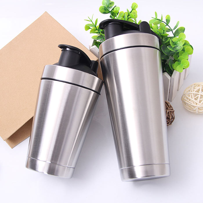 China Double Wall Insulated stainless steel protein shaker bottle Suppliers
